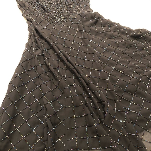 Needle & Thread black classic midi dress - Picture 7 of 8